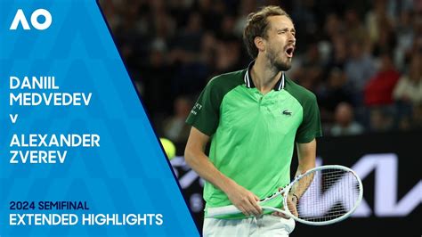 Daniil Medvedev v Alexander Zverev Extended Highlights.